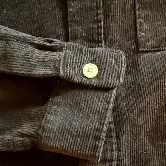 H&m - Black Corduroy Button-Up Shirt men - medium (more large) - Picture 3 of 5